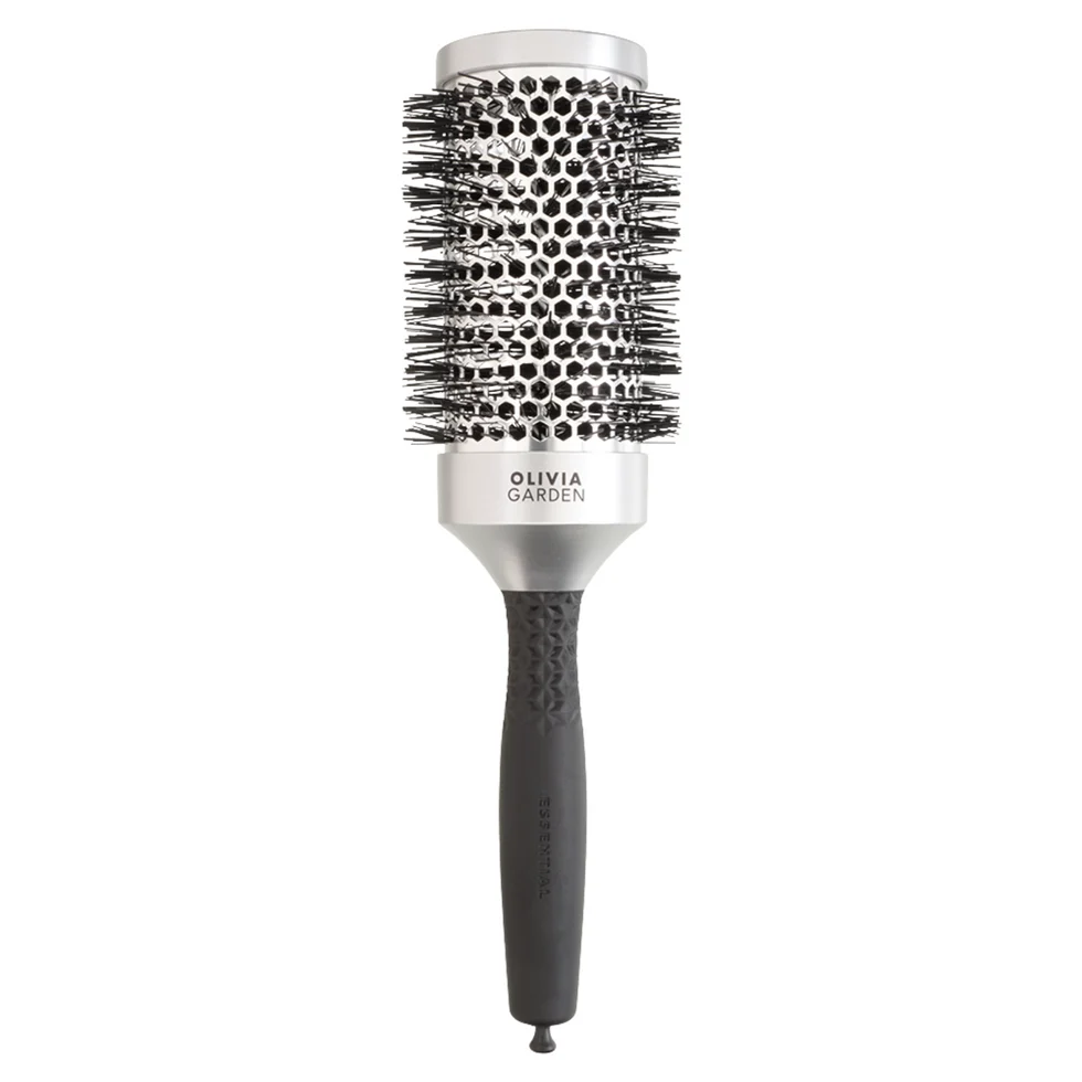 Perie_rotunda_profesionala_Olivia_Garden_Essential_Blowout_Classic_55_mm_Silver